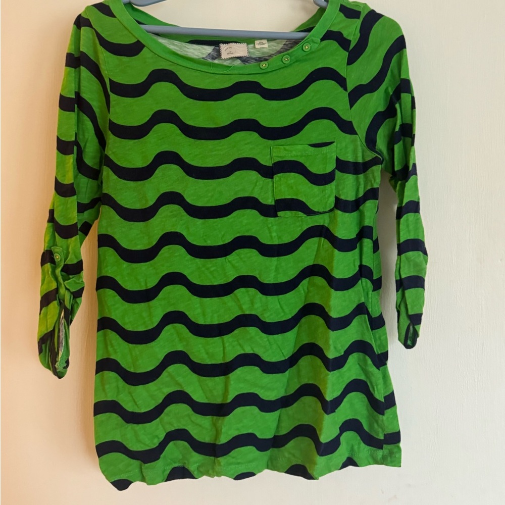 Anthropologie 3/4 sleeve shirt M